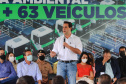 Governador Carlos Massa Ratinho Junior entrega mais 63 veículos da Patrulha Ambiental - Curitiba, 09/02/2022