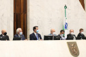 O governador Carlos Massa Ratinho Junior participou nesta quarta-feira (2) da abertura dos trabalhos da 19ª Legislatura da Assembleia Legislativa. 