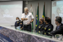 Integração a favor da segurança é debate em visita de alunos do Curso Superior da PMPR ao Porto de Paranaguá