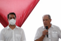 O governador Carlos Massa Ratinho Junior participou nesta quinta-feira (03) da inauguração do Centro Municipal de Educação Infantil (CMEI) Miguel Eduardo Nalini Adur, em Pitanga, na Região Central do Paraná. 
