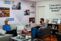 Professora de Harvard e ex-diretora de Educação do Banco Mundial palestra para educadores da Seed-PR - A professora Claudia Costin realizou nesta segunda-feira (28) uma visita técnica à Seed-PR (Secretaria de Estado da Educação e do Esporte) - Curitiba, 28/03/2022