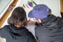 oficina de desenho com OSGEMEOS