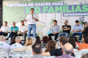 Governador Carlos Massa Ratinho Junior entrega moradias para 160 famílias em Paranavaí - Paranavaí, 20/04/2022
