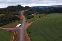 Trecho da ligação asfáltica entre os municípios de Mato Rico e Pitanga, na região central do Estado - 