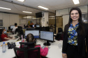  Secretaria de Saúde apresenta nova ouvidora do SUS no Paraná (de azul na foto) Lais Alves Ventura é a nova ouvidora geral da Saúde no Paraná