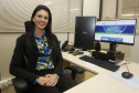  Secretaria de Saúde apresenta nova ouvidora do SUS no Paraná (de azul na foto) Lais Alves Ventura é a nova ouvidora geral da Saúde no Paraná