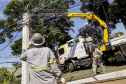  Com trabalho intenso durante a noite, Copel religa quase 90% das unidades afetadas pelo temporal - Na foto, trabalhos na área central dae Maringá: avenidas Mandacaru, XV de Novembro, Colombo e Rua Piratininga - Curitiba, 24/04/2022 Com trabalho intenso durante a noite, Copel religa quase 90% das unidades afetadas pelo temporal - Na foto, trabalhos na área central de Maringá: avenidas Mandacaru, XV de Novembro, Colombo e Rua Piratininga - Curitiba, 24/04/2022