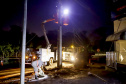 eEquipes da Copel foram convocadas neste domingo (24) para ajudar no trabalho de recomposição da rede de energia danificada nas cidades mais afetadas pelas chuvas, acompanhadas de fortes rajadas de vento, na noite de sexta-feira (22) e madrugada de sábado (23). - Curitiba, 24/04/2022