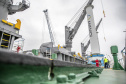 Porto de Paranaguá recebe navio com tecnologia sustentável
