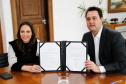 Governador recebe deputados