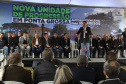 Governador inaugura nova unidade de progressão penal para recuperação de presos em Ponta Grossa