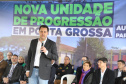 Governador inaugura nova unidade de progressão penal para recuperação de presos em Ponta Grossa