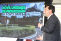 Governador inaugura nova unidade de progressão penal para recuperação de presos em Ponta Grossa