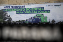 O Governo do Estado lançou no Palácio Iguaçu, o edital de leilão da Nova Ferroeste.