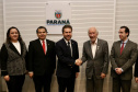 Vice-governador recebe ministro do Paraguai