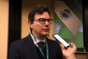 O secretário da Segurança Pública, Wagner Mesquita de Oliveira, o diretor geral da Polícia Centífica e demais autoridades durante aula inaugural do curso para policiais científicos. Curitiba, 21/06/2022 Foto: Ricardo Almeida/SESP