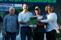  	Governador regulariza casa de 231 famílias e libera R$ 7,2 milhões em recursos em Santa Tereza do Oeste