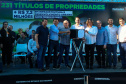 	Governador regulariza casa de 231 famílias e libera R$ 7,2 milhões em recursos em Santa Tereza do Oeste