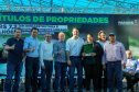  	Governador regulariza casa de 231 famílias e libera R$ 7,2 milhões em recursos em Santa Tereza do Oeste