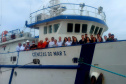 Alunos e professores da Unioeste embarcam no Porto de Paranaguá para atividades em mar
