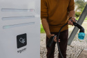 Carregamento de carro elétrico no Palácio Iguaçu