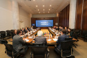 Vice-governador do Estado do Paraná, Darcia Piana, durante reunião com cônsules da União Europeia - 