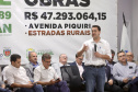 Parceria do Estado, Itaipu e prefeitura viabiliza R$ 47,3 milhões para pavimentação em Cascavel