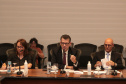 Vice-governador do Estado do Paraná, Darcia Piana, durante reunião com cônsules da União Europeia - 