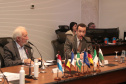 Vice-governador do Estado do Paraná, Darcia Piana, durante reunião com cônsules da União Europeia - 