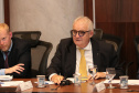 Vice-governador do Estado do Paraná, Darcia Piana, durante reunião com cônsules da União Europeia - 