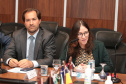 Vice-governador do Estado do Paraná, Darcia Piana, durante reunião com cônsules da União Europeia - 