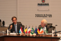 Vice-governador do Estado do Paraná, Darcia Piana, durante reunião com cônsules da União Europeia - 