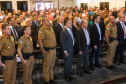PMPR homenageia militares e autoridades civis no aniversário do BPRv, BPMOA e BOPE