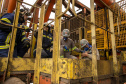 Exercício simulado mobiliza Portos do Paraná contra incêndios em shiploader
