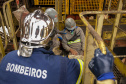 Exercício simulado mobiliza Portos do Paraná contra incêndios em shiploader