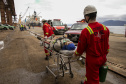 Exercício simulado mobiliza Portos do Paraná contra incêndios em shiploader