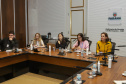 Curitiba, 25 de outubro de 2022 - Teleconferência referente a Missão OCDE no Paraná que aconteceu no Gabinete de Gestão Integrada (GGI) - Foto: Roberto Dziura Jr./AEN