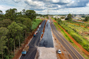 Cascavel, 29 de novembro de 2022 - Obras de duplicação da BR 277
