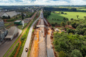 Cascavel, 29 de novembro de 2022 - Obras de duplicação da BR 277
