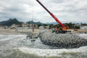 Primeiros tetrápodes começam a ser instalados no Litoral do Paraná