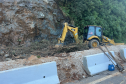 Obra de recuperação da BR-277 no Litoral entra na fase de contenção definitiva 