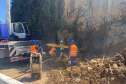 Obra de recuperação da BR-277 no Litoral entra na fase de contenção definitiva 