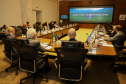 Vice-Governador Darci Piana em reunião com a Câmara de Comercio Brasil Canada.