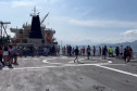   Mais de 3,5 mil pessoas visitam embarcações da Marinha no Porto de Paranaguá