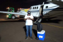 Aeronave do Estado agiliza transplante de rins em Maringá com captação rápida em Ponta Porã
