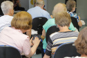 Curitiba, 08 de fevereiro de 2023 - Curso de smartfone para a terceira idade promovido pelo Celepar no Paraná Previdência.