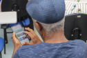 Curitiba, 08 de fevereiro de 2023 - Curso de smartfone para a terceira idade promovido pelo Celepar no Paraná Previdência.