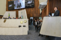  governador Carlos Massa Ratinho Junior participou nesta segunda-feira (06) da abertura oficial dos trabalhos da Assembleia Legislativa do Paraná (Alep).