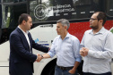 Apresentação do ônibus a gás