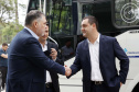 Apresentação do ônibus a gás